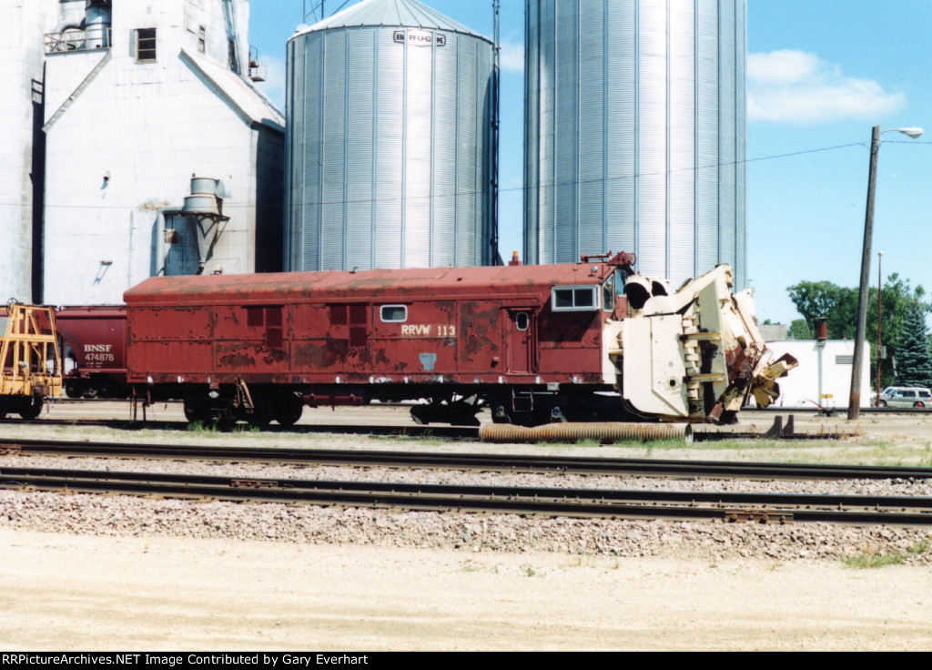 RRVW Snow Cutter #113 - Red River Valley & Western RR